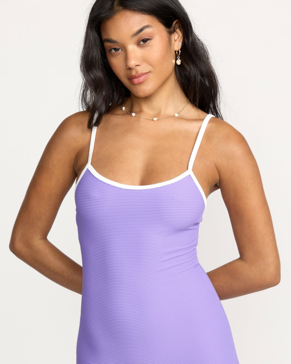 Tanlines Retro Tank Surfsuit - Purple Punch | Billabong Women