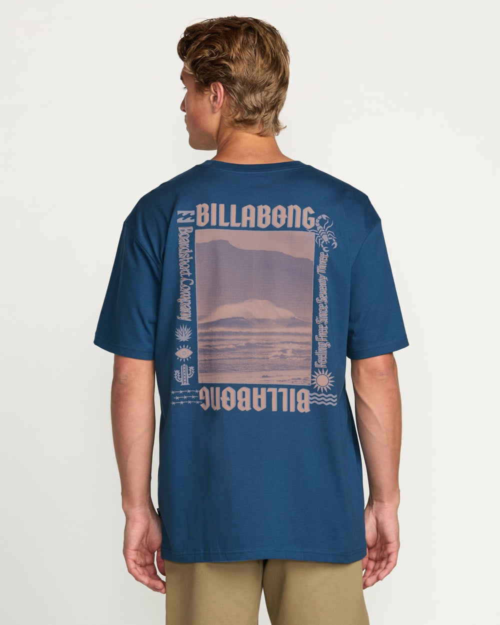 The Hunt Regular Tee - Deep Blue | Billabong Men