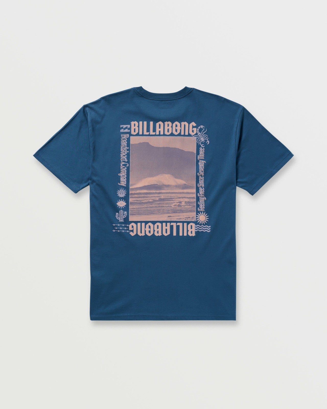 The Hunt Regular Tee - Deep Blue | Billabong Men