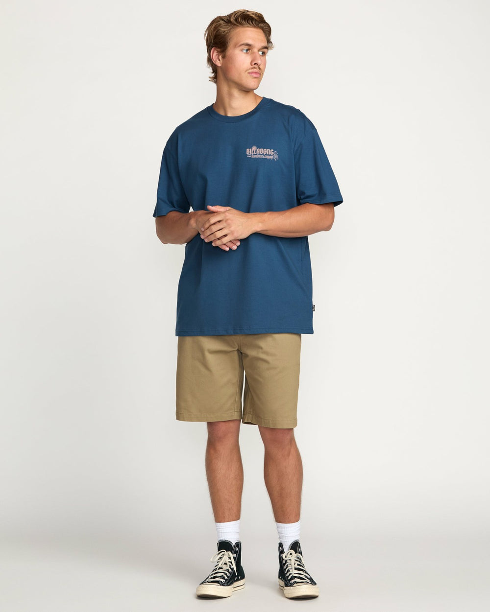 The Hunt Regular Tee - Deep Blue | Billabong Men