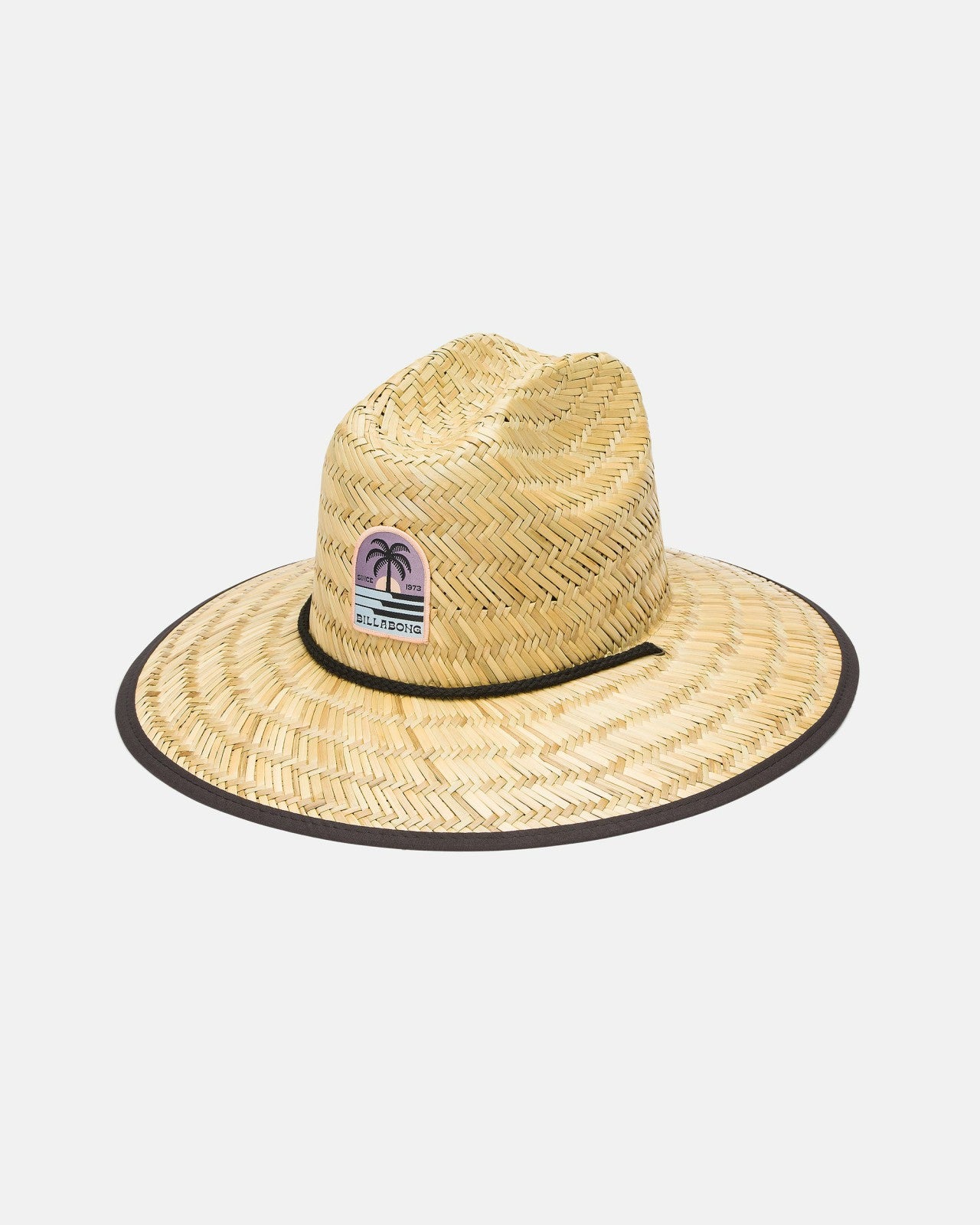 Tides Patch Straw Hat - Black Multi | Billabong Men
