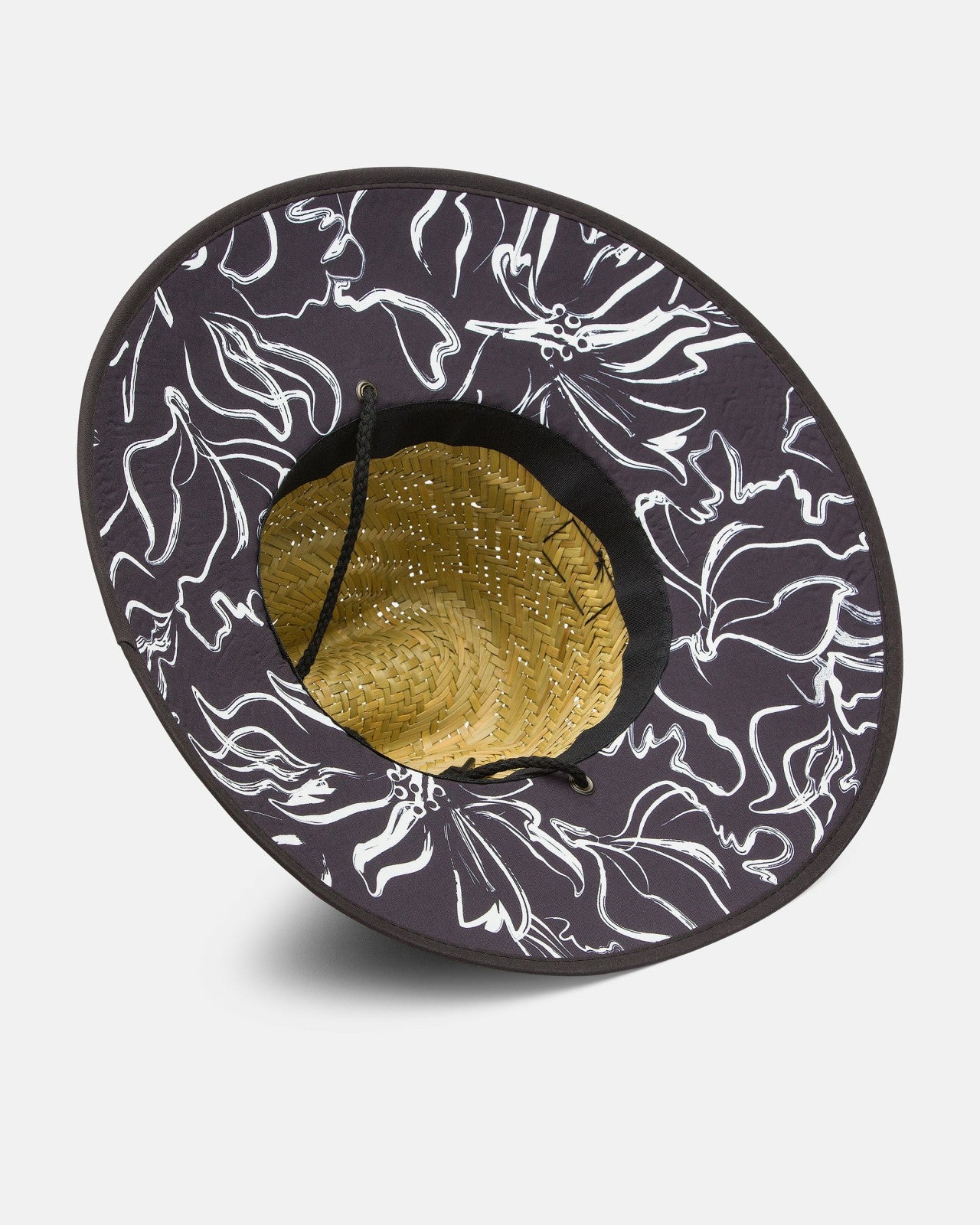 Tides Print Straw Hat - Black | Billabong Men