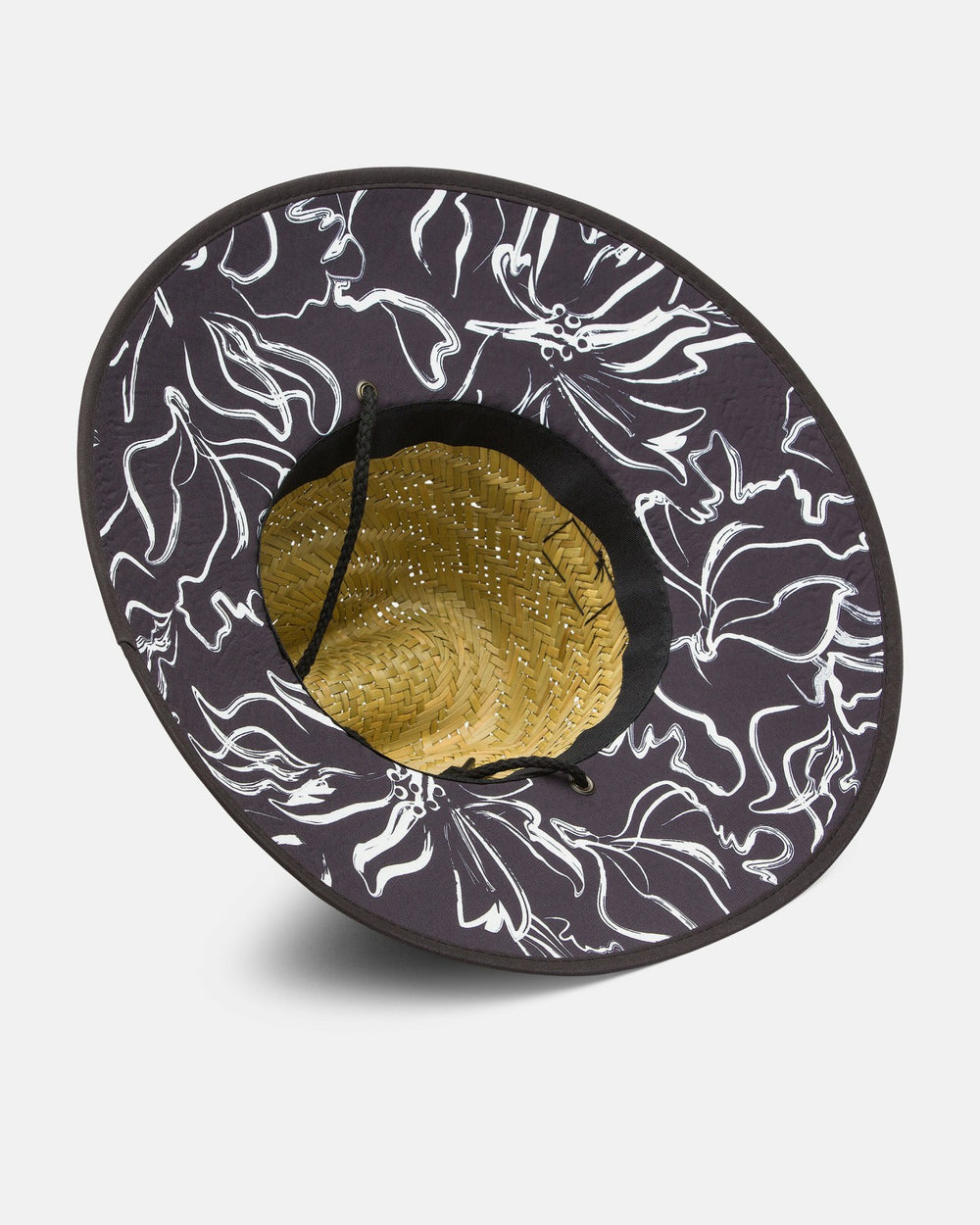Tides Print Straw Hat - Black | Billabong Men