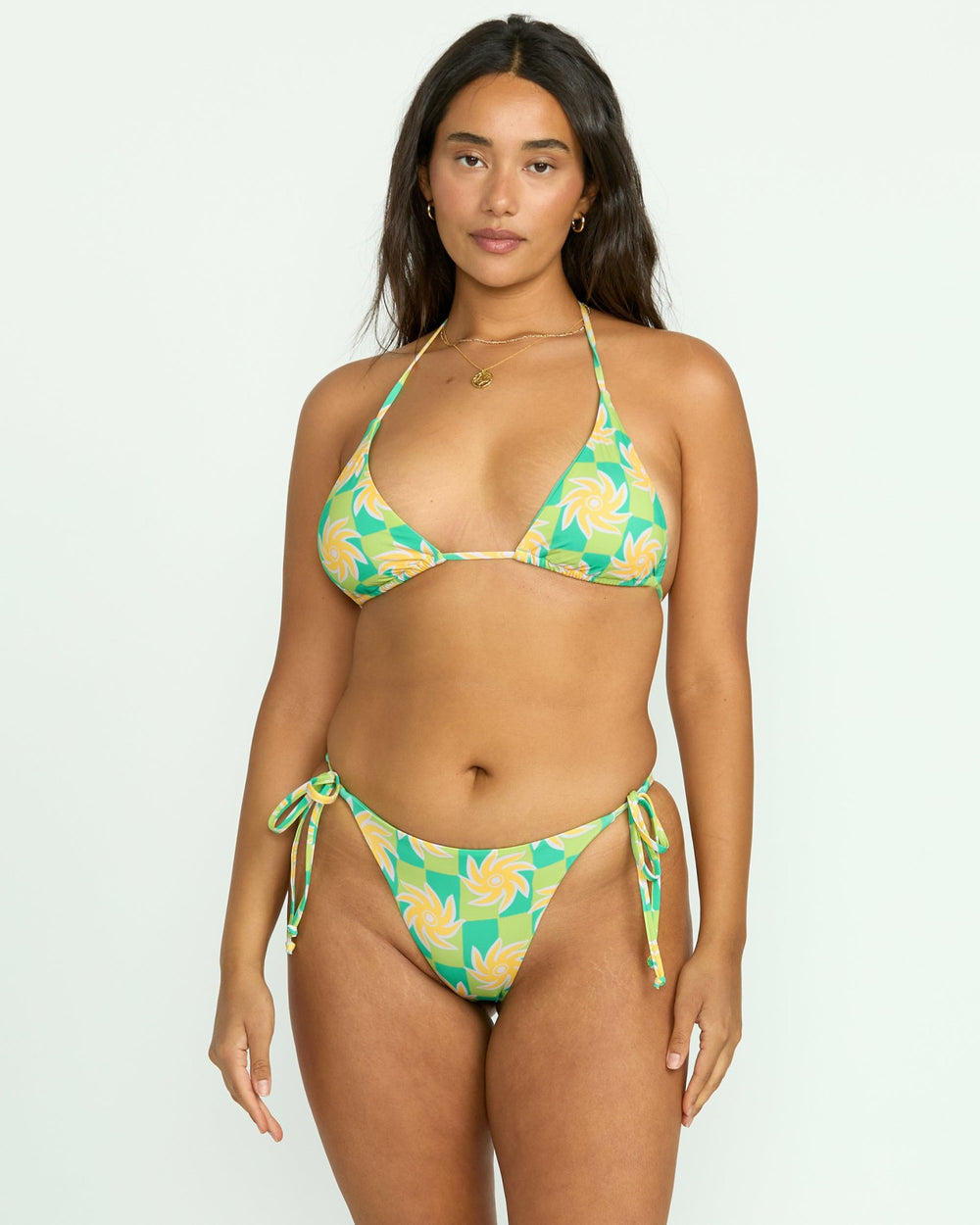 Trippin On Sun Multi Triangle Bikini Top - Multi | Billabong Women