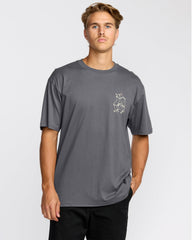 Up The Beach Regular Short Sleeve T-Shirt - Char | Billabong Men