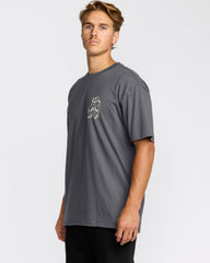 Up The Beach Regular Short Sleeve T-Shirt - Char | Billabong Men