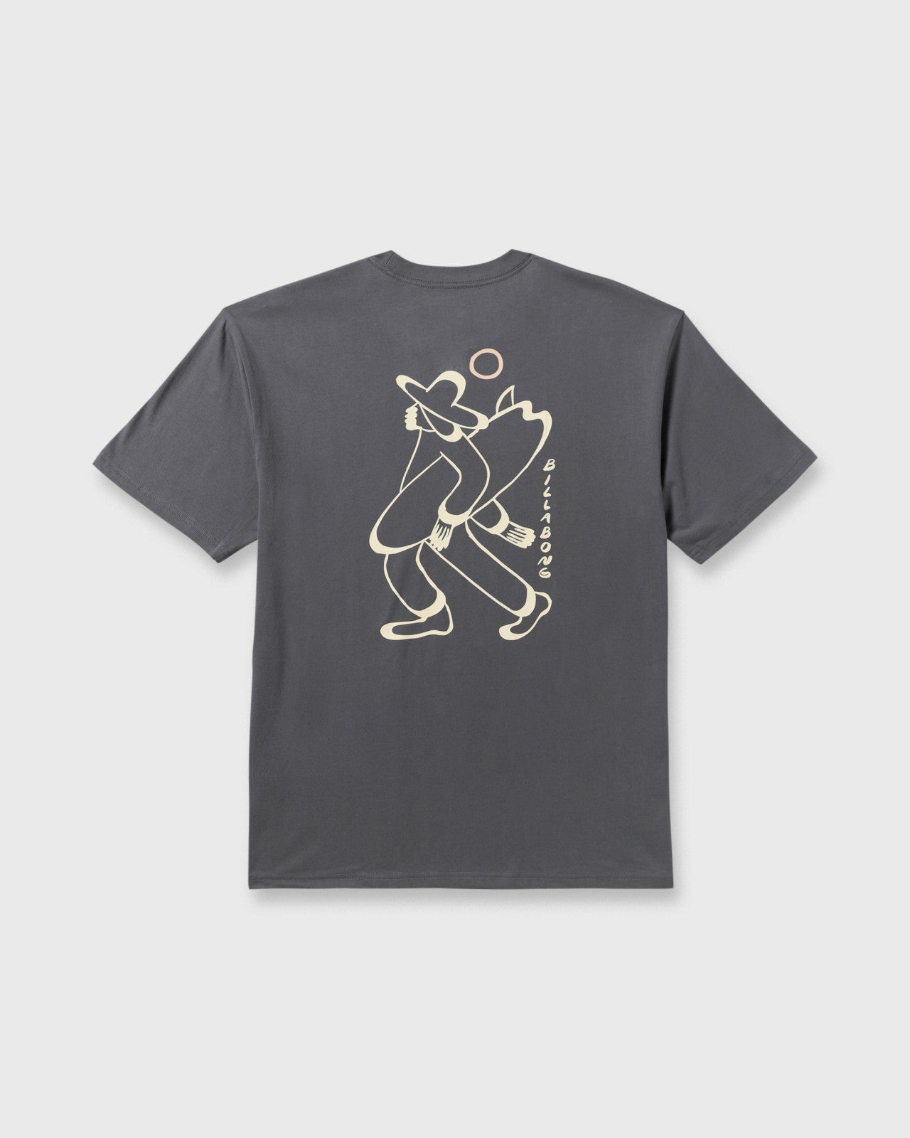 Up The Beach Regular Short Sleeve T-Shirt - Char | Billabong Men