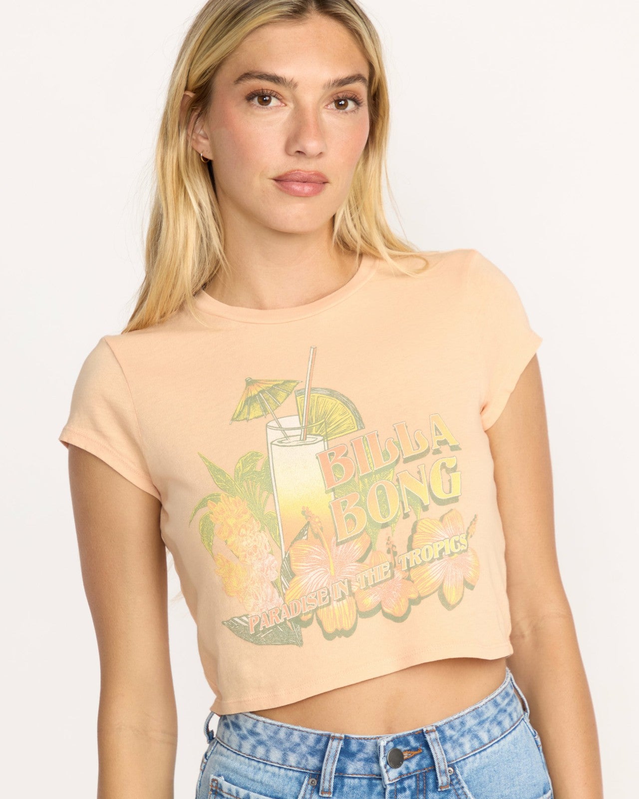 Vacay Awaits Tee - Sunstone | Billabong Women