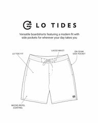 Wategos Lo Tide 19" Boardshorts - Black | Billabong Men