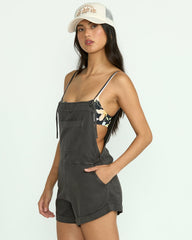 Wild Pursuit Romper - Off Black | Billabong Women