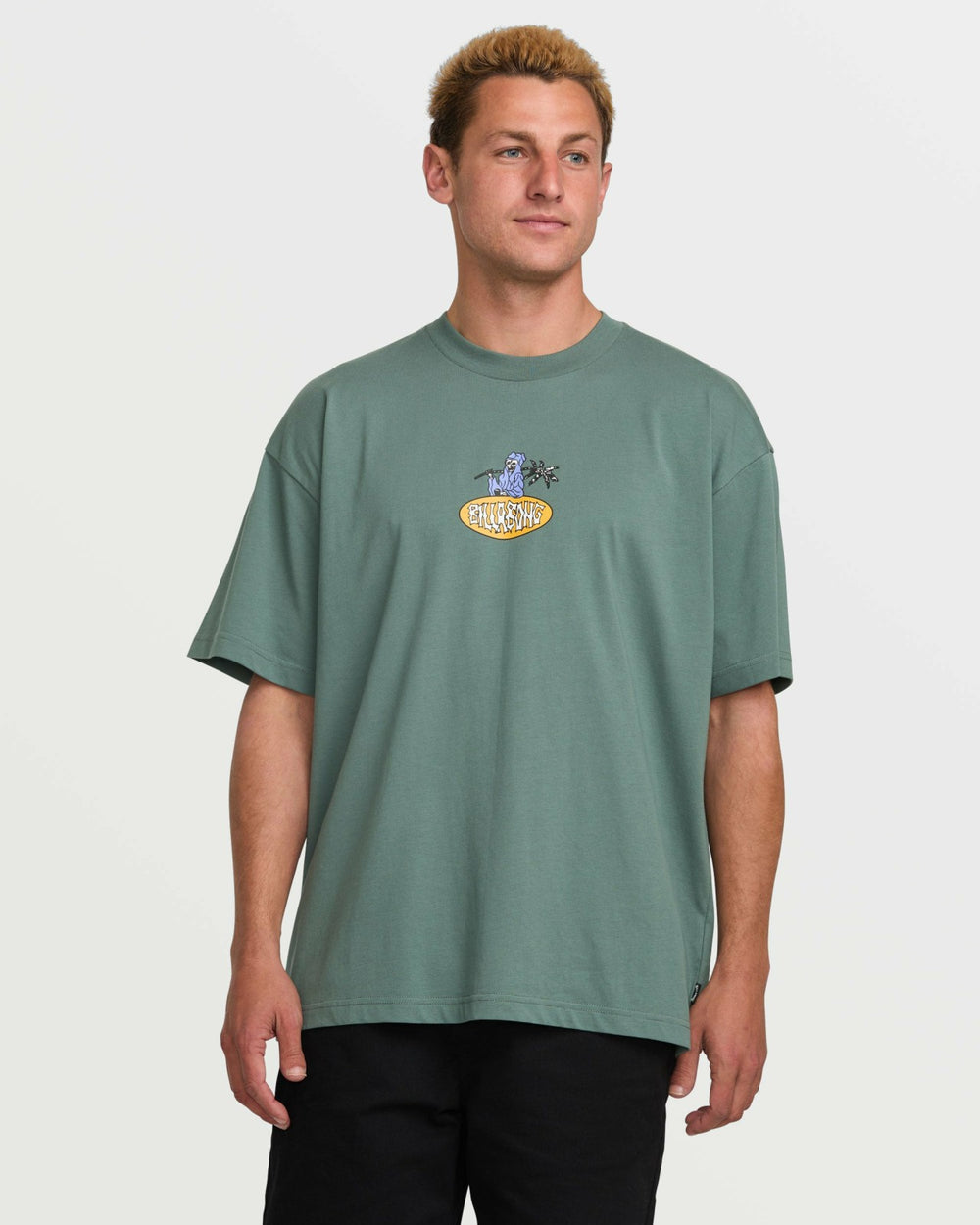 Tropical Reaper OG Tee - Dark Slate | Billabong Men