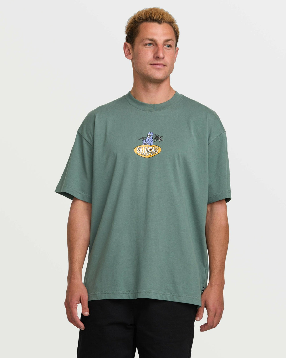 Tropical Reaper OG Tee - Dark Slate | Billabong Men