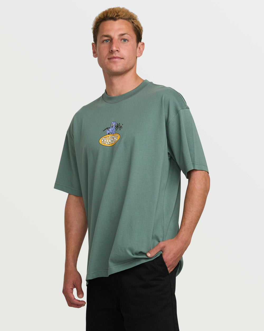 Tropical Reaper OG Tee - Dark Slate | Billabong Men