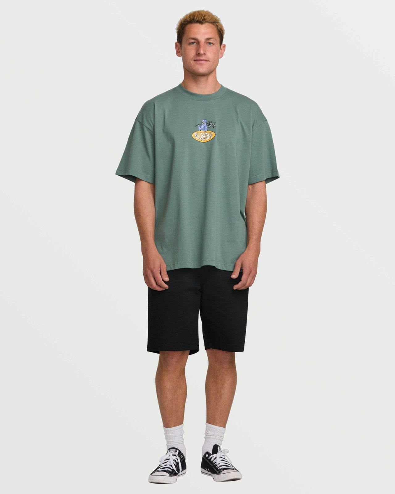 Tropical Reaper OG Tee - Dark Slate | Billabong Men