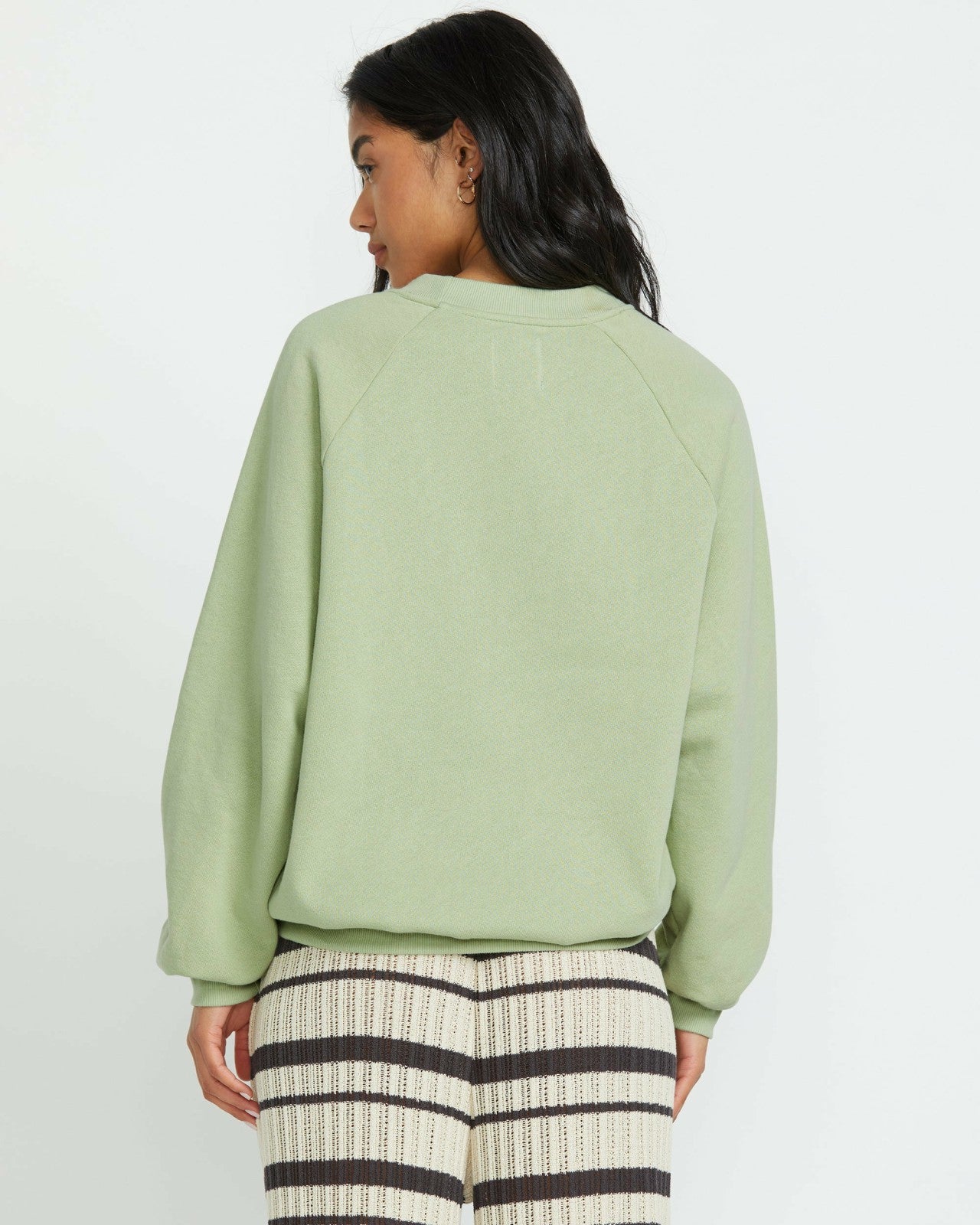 The Waves Crew Sweatshirt - Pistachio | Billabong Women