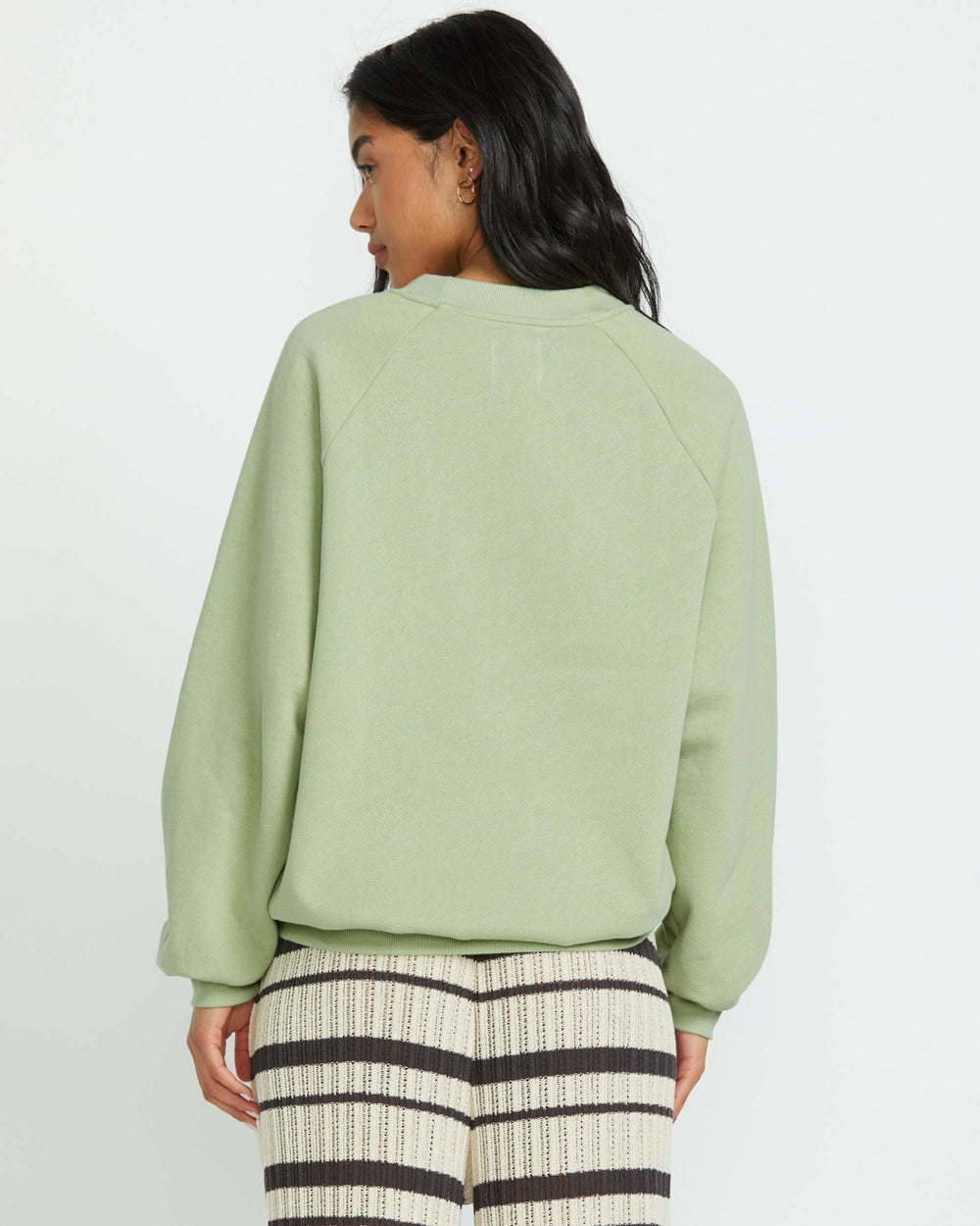 The Waves Crew Sweatshirt - Pistachio | Billabong Women