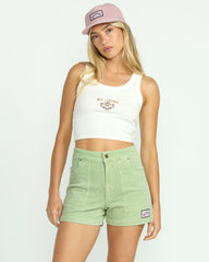 Set The Tone Cord Short - Pistachio | Billabong Women