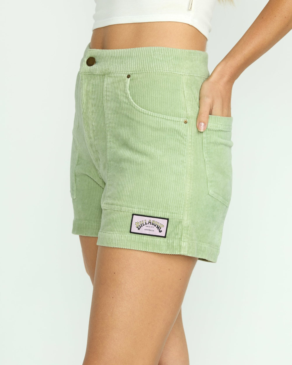 Set The Tone Cord Short - Pistachio | Billabong Women