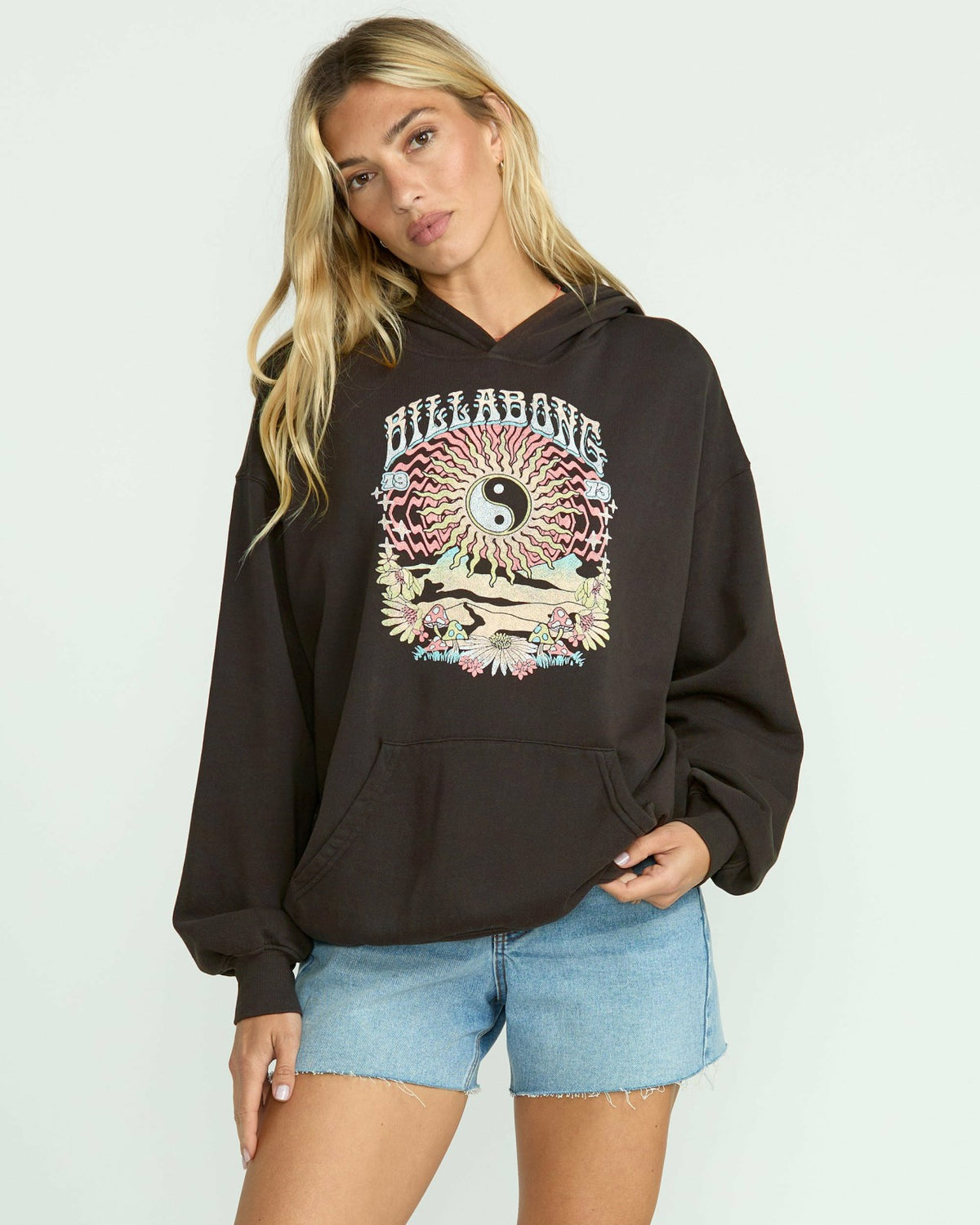 Ride Out Hoodie - Black Sands | Billabong Women