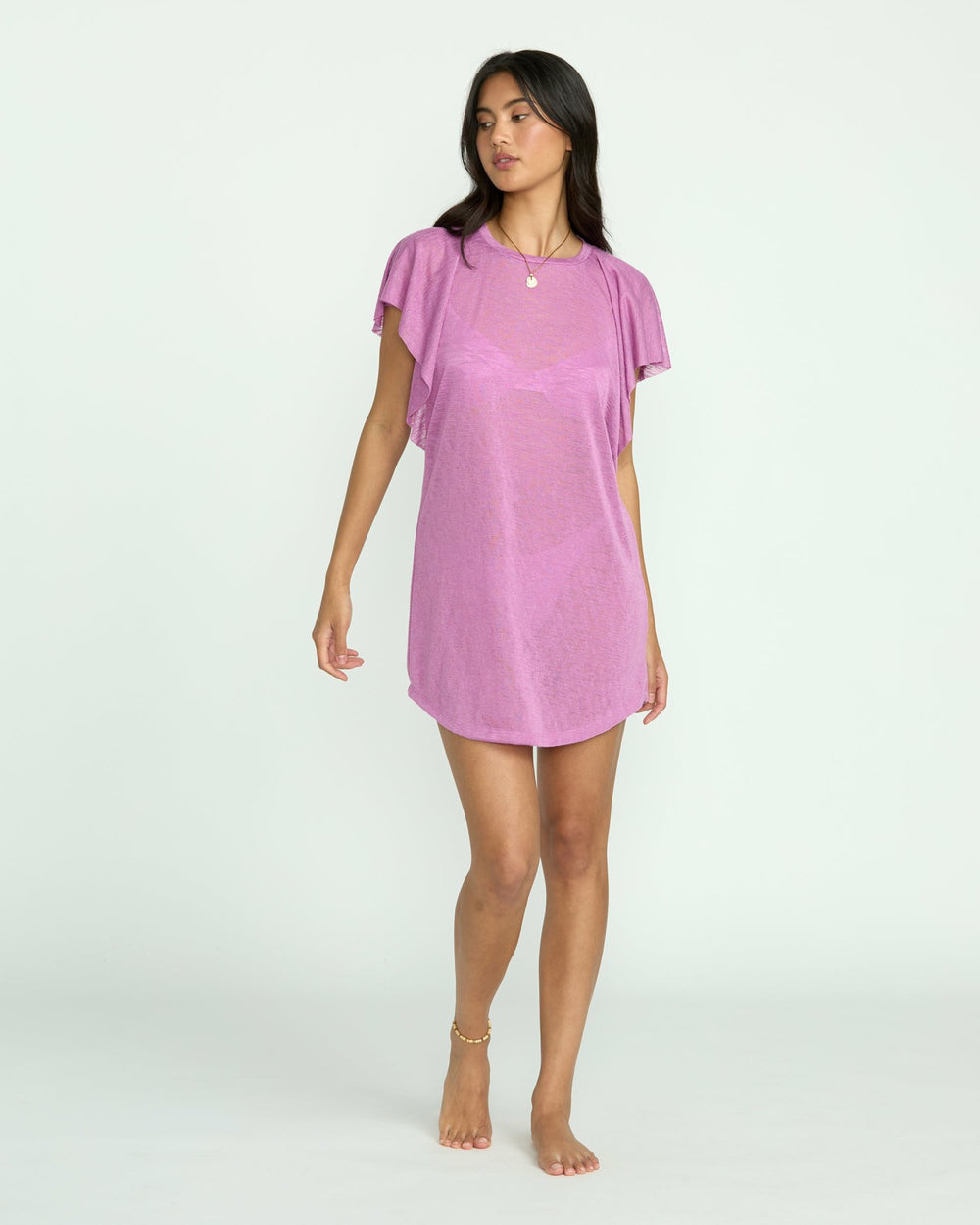 Out For Waves Coverup Dress - Bright Rose | Billabong Women