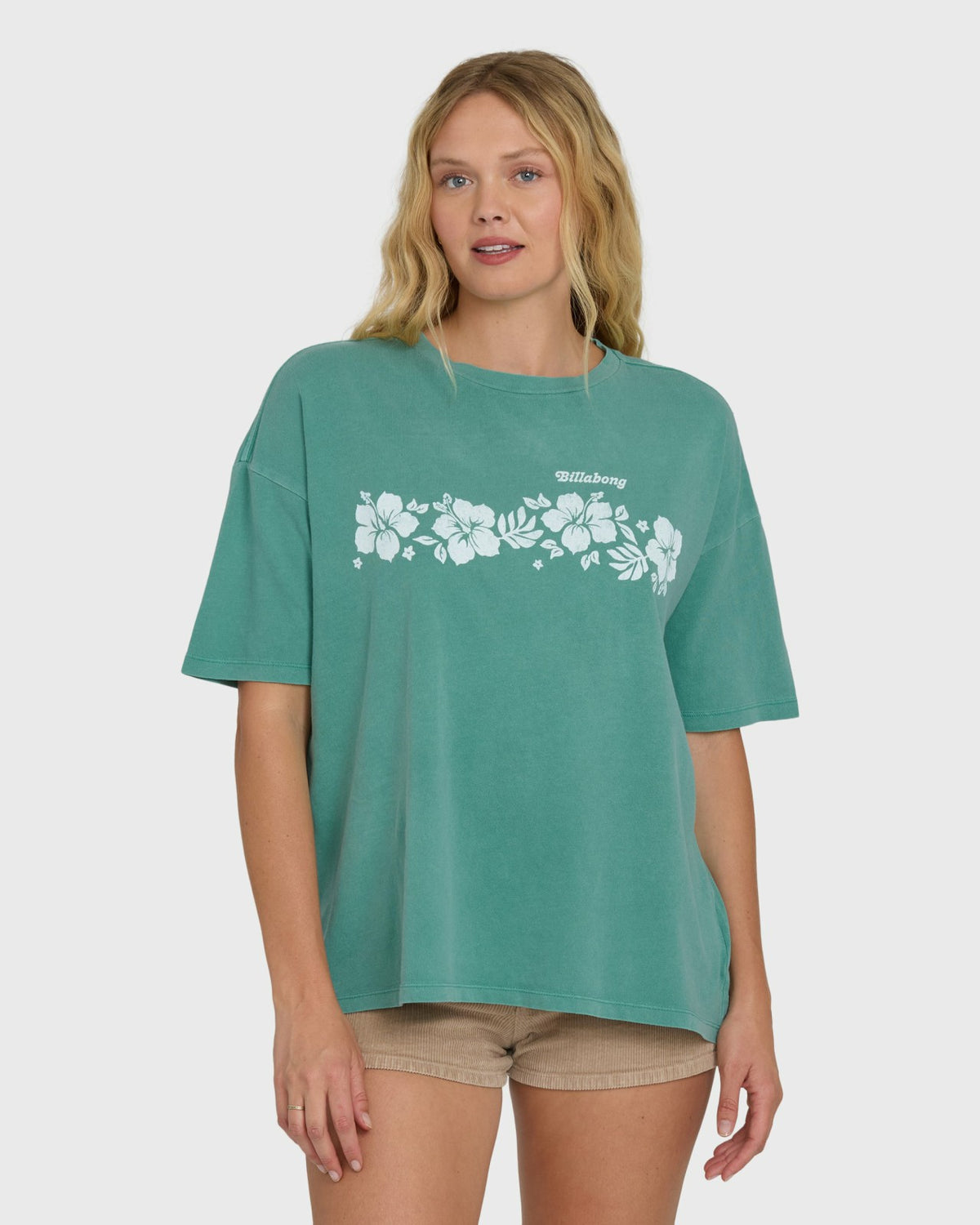 Make It Tropical Short Sleeve T-Shirt - Island Green | Billabong Women