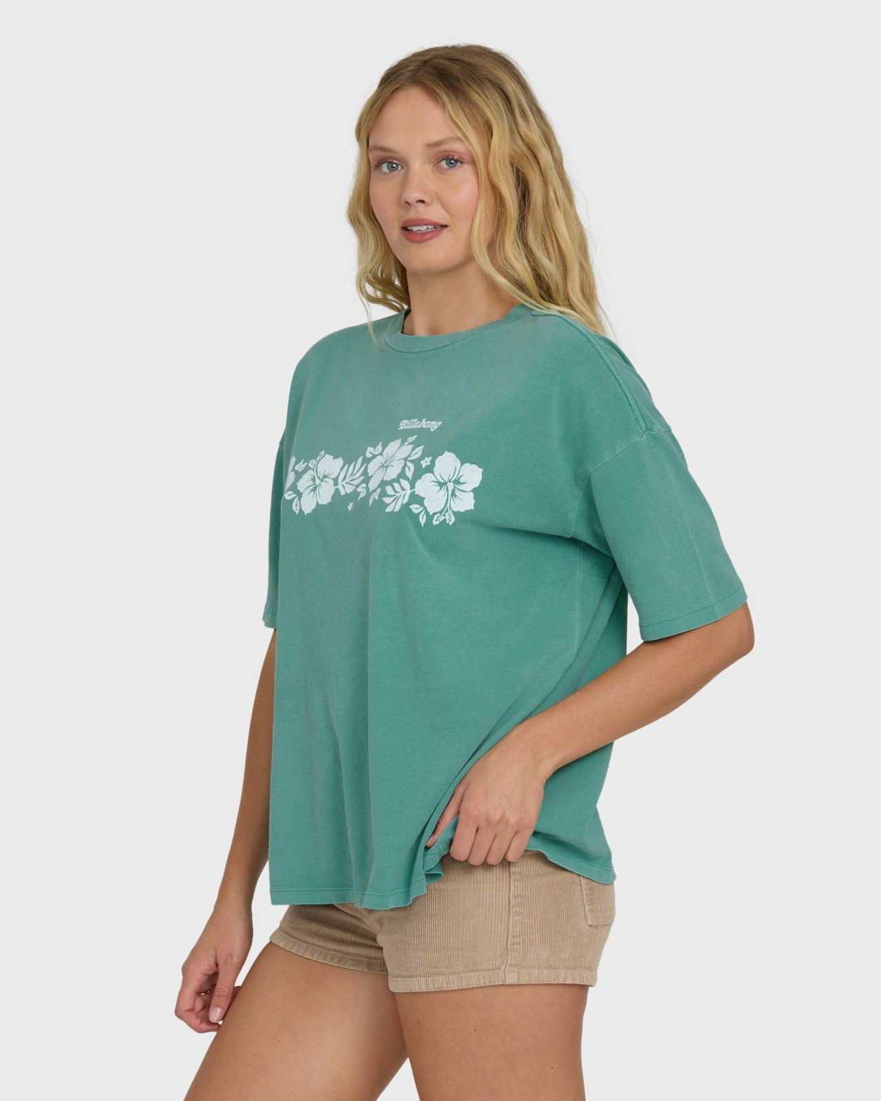Make It Tropical Short Sleeve T-Shirt - Island Green | Billabong Women