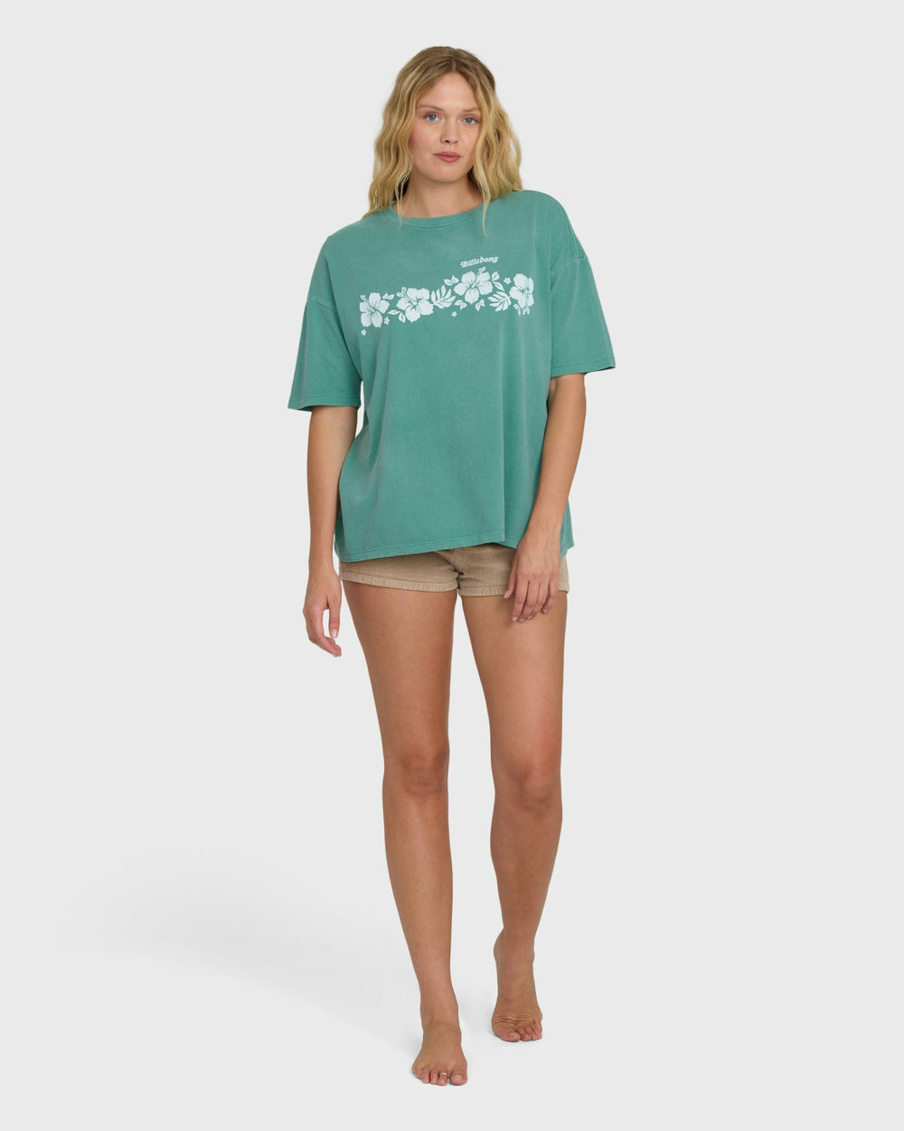 Make It Tropical Short Sleeve T-Shirt - Island Green | Billabong Women