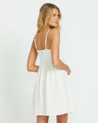 In A Twist Dress - Salt Crystal | Billabong Women
