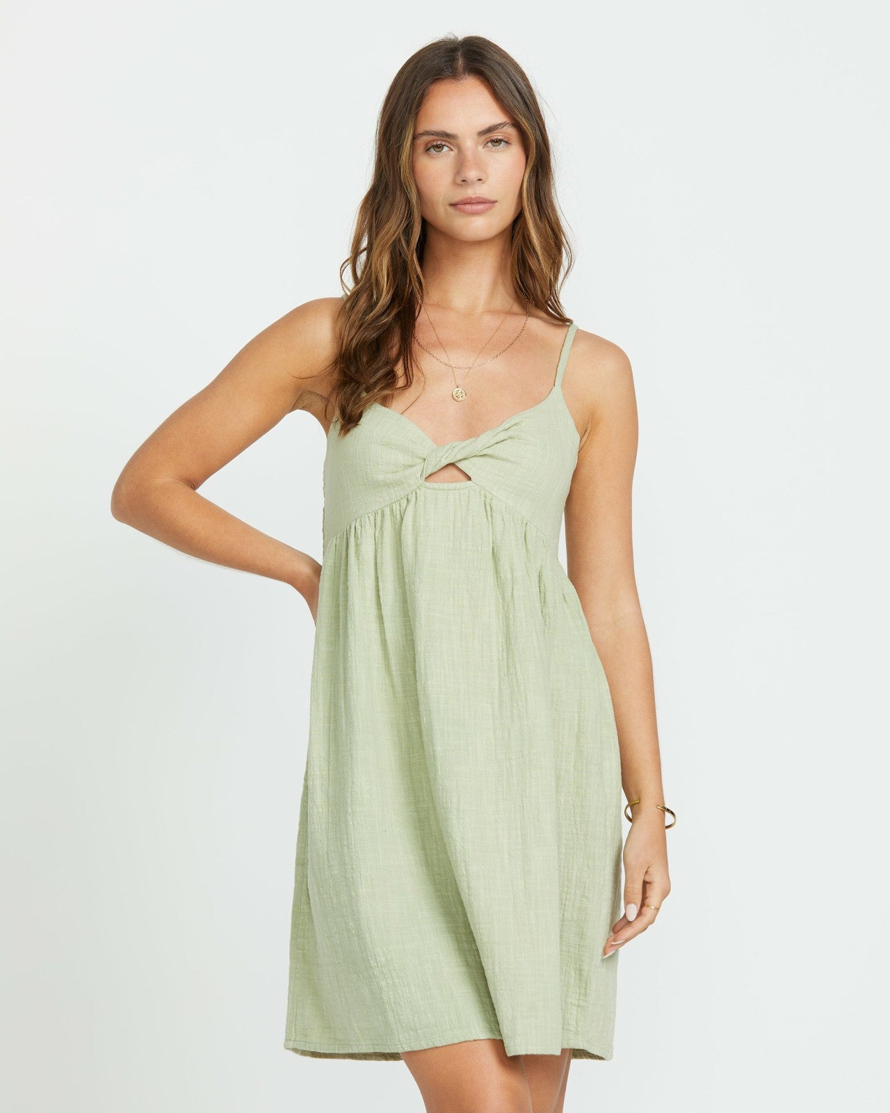 In A Twist Dress - Pistachio | Billabong Women