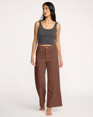 Free Fall High-Waist Cord Pants - Espresso | Billabong Women